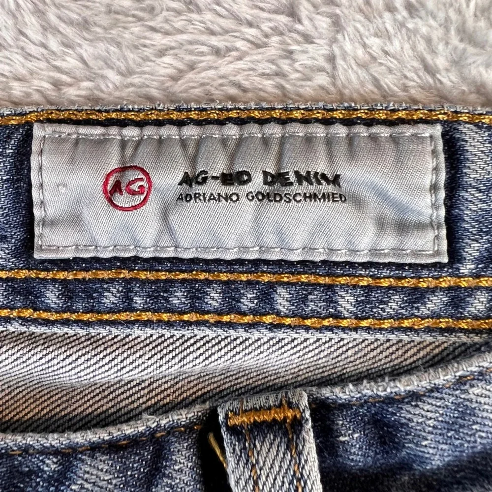 AG Adriano Goldschmied AG-ed Denim Straight Jeans Blue 1174CAL-10Y-TBS 31x28